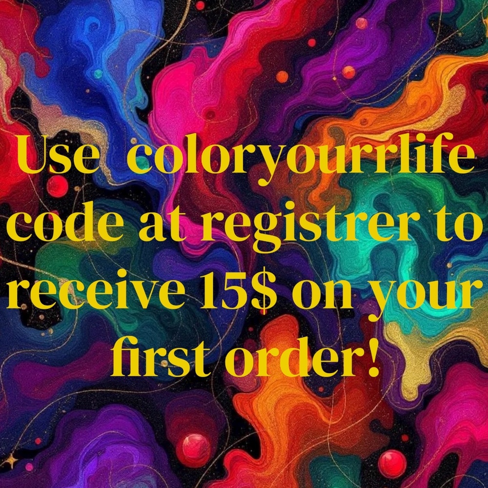 Sign-in for 15$ with my code coloryourrlife